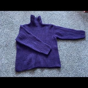 Plum LL Bean Wool Turtleneck